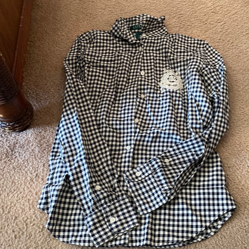 Checkered Button-Down Shirt